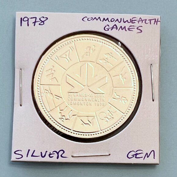 Canada 1976, 1977 & 1978 0.500 Fineness Silver Dollar Coins! - Picture 7 of 16